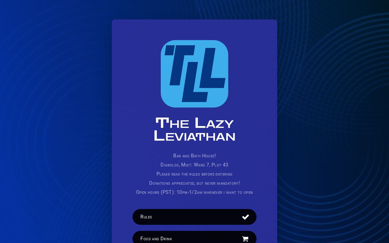 The lazy leviathan